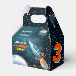 Ballotins Anniversaire du garçon d'aventure spatiale de fusé