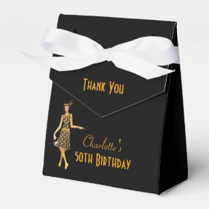 Ballotins Anniversaire du Merci Art déco rétro des années 19