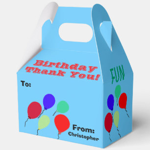 Ballotins Anniversaire Fun Balloons Merci