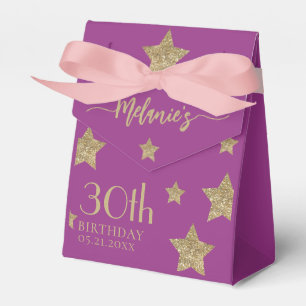 Ballotins Anniversaire Merci Chic Gold Stars Ballotin
