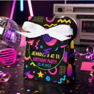 Ballotins Anniversaire personnalisé néon rétro 80’s - Amusan