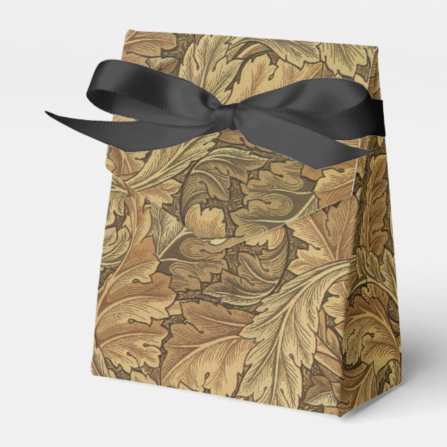 Ballotins Antique Victorian Chaud automne Feuilles Mariage (Verso)