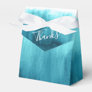 Ballotins Aquarelle aqua turquoise mariage de lavage merci