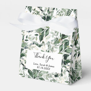 Ballotins Aquarelle Botanique Verdure Feuille Mariage