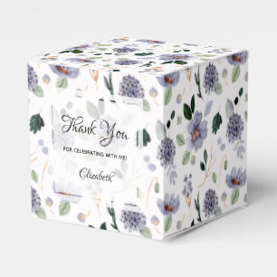 Ballotins Aquarelle Chic Fleurs pourpres
