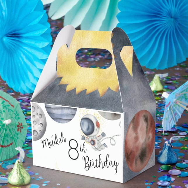 Ballotins Aquarelle Espace fête d'anniversaire pour garçon o (Fête)