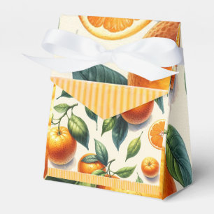 Ballotins Aquarelle Feuilles d'Orange Citronnées Mariage