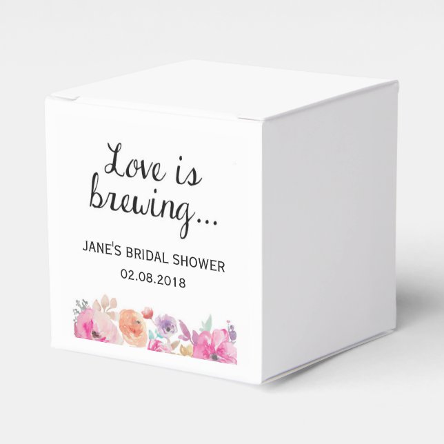 Ballotins Aquarelle Fleurs "L'amour brasse" Fête des mariées (Verso)