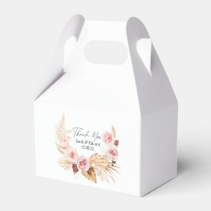 Ballotins Aquarelle Floral Boho Pampas herbe Mariage Faveur