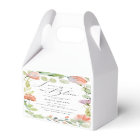 Aquarelle Floral rose Fête des mariées verte