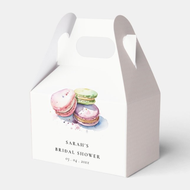 Ballotins Aquarelle Français Macarons boulangerie Fête des m (Verso)