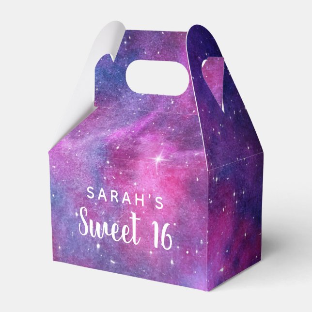 Ballotins Aquarelle Galaxie Rose Et Sweet sixteen Violet (Verso)