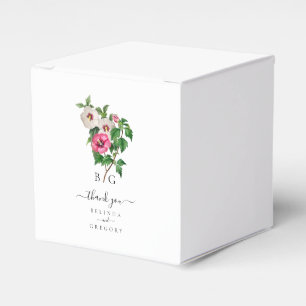 Ballotins Aquarelle Hibiscus Tropical Mariage d'été