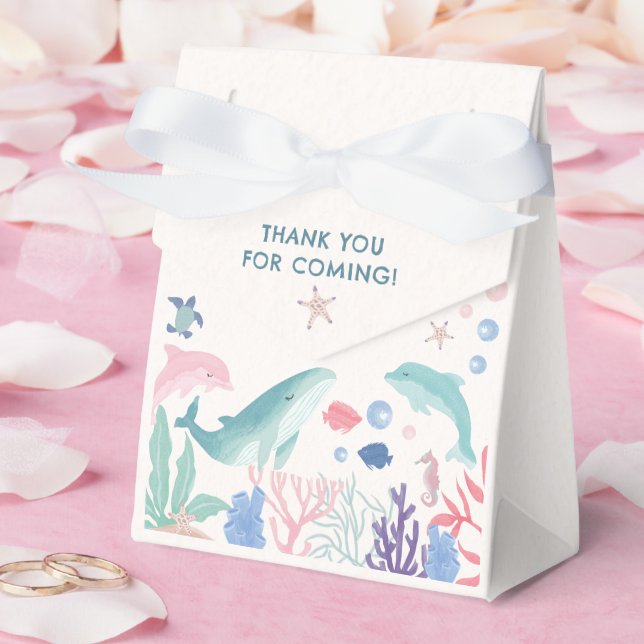 Ballotins Aquarelle moderne sous le Baby shower marin (Mariage)