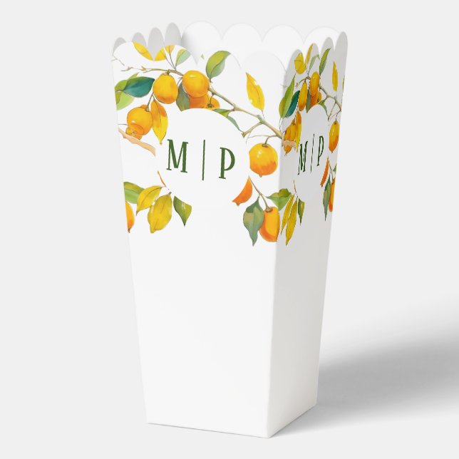 Ballotins Aquarelle orange thème Couleurs vives (Recto)