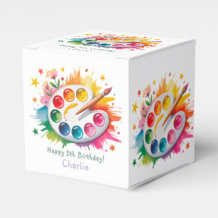 Ballotins Aquarelle Peinture Palette Art Anniversaire