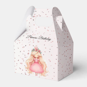 Ballotins Aquarelle rose princesse Anniversaire