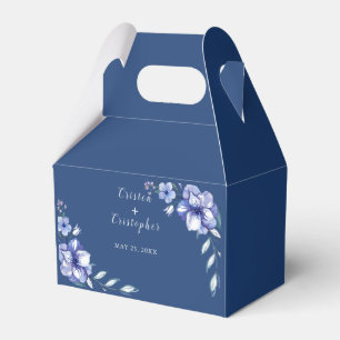 Ballotins Aquarelle Rustique Dusty Blue Floral Mariage