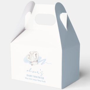 Ballotins Aquarelle simple Baby shower petit chef moderne