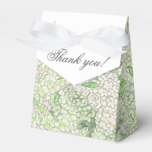 Ballotins Aquarelle Vert et Blanc Hydrangea Crest