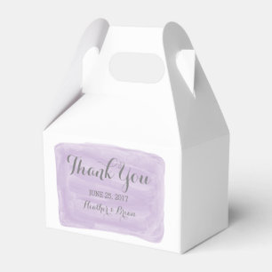 Ballotins Aquarelle violette Mariage Faveur Boîtes