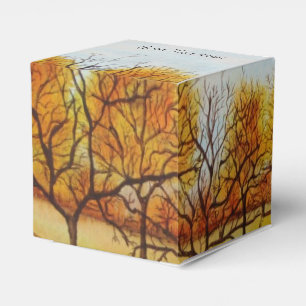 Ballotins arbres d'hiver en automne paysage pittoresque