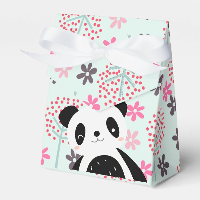 Ballotins Arbres, fleurs et ours de panda (Verso)