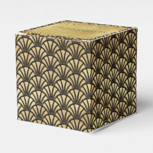 Ballotins Art Déco Gold Black Gatsby Mariage des années 1920