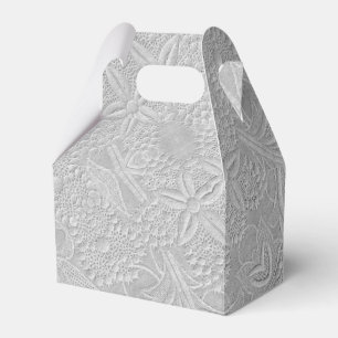 Ballotins Aspect floral gaufré gris
