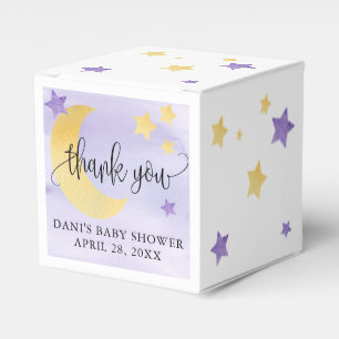 Ballotins Au-dessus de la lune, Baby shower pourpre Étoiles