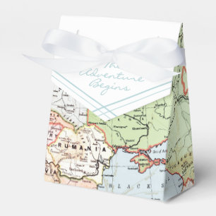 Ballotins Aventure Commence Party Shower Travel World Map