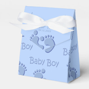 Ballotins Baby Boy Little Feet Footprint Shower Party Favori