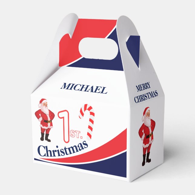 Ballotins Baby de Noël personnalisé "Mon 1er Noël" (Verso)