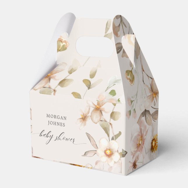 Ballotins Baby in Bloom Tender Floral baby shower (Verso)