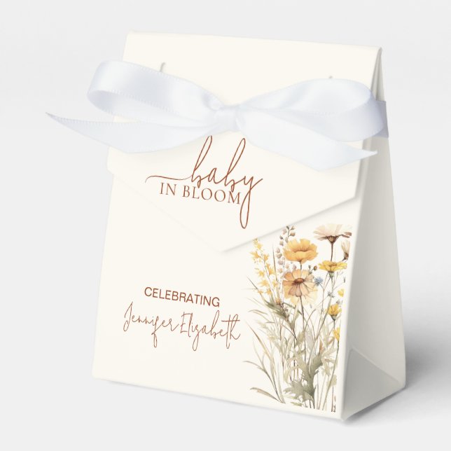 Ballotins Baby in Bloom Wildflower Baby Shower (Verso)