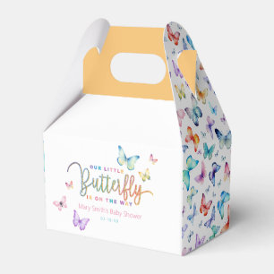 Ballotins Baby shower à papillon Aquarelle mignon