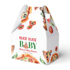 Baby shower à pizza italienne en tranches