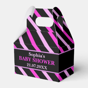 Ballotins Baby shower à rayures mignon Monogram