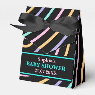 Ballotins Baby shower à rayures mignon Monogram