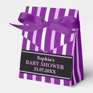 Ballotins Baby shower à rayures mignon Monogram