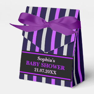 Ballotins Baby shower à rayures mignon Monogram
