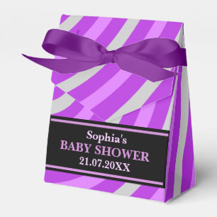Ballotins Baby shower à rayures mignon Monogram