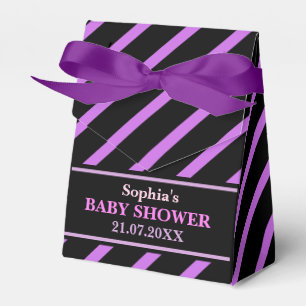 Ballotins Baby shower à rayures mignon Monogram