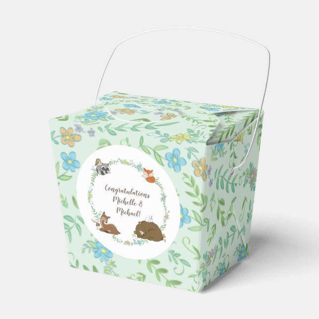 Ballotins Baby shower animalier forestier (Verso)