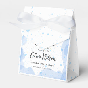 Ballotins Baby Shower Aquarelle Bleue, Oh Garçon Baby Shower