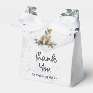 Ballotins Baby shower aquarelle Corgi Puppy
