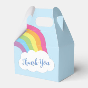 Ballotins Baby shower arc-en-ciel