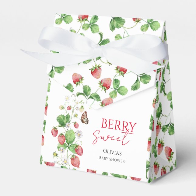 Ballotins Baby shower Berry Sweet Strawberry (Verso)