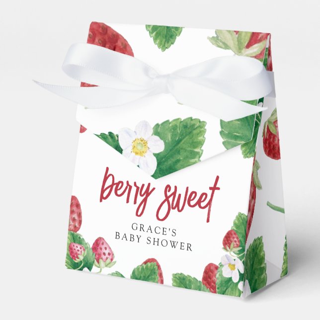Ballotins Baby shower Berry Sweet Strawberry (Verso)
