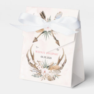 Ballotins Baby Shower Bohème Cerf Cornes et Fleurs